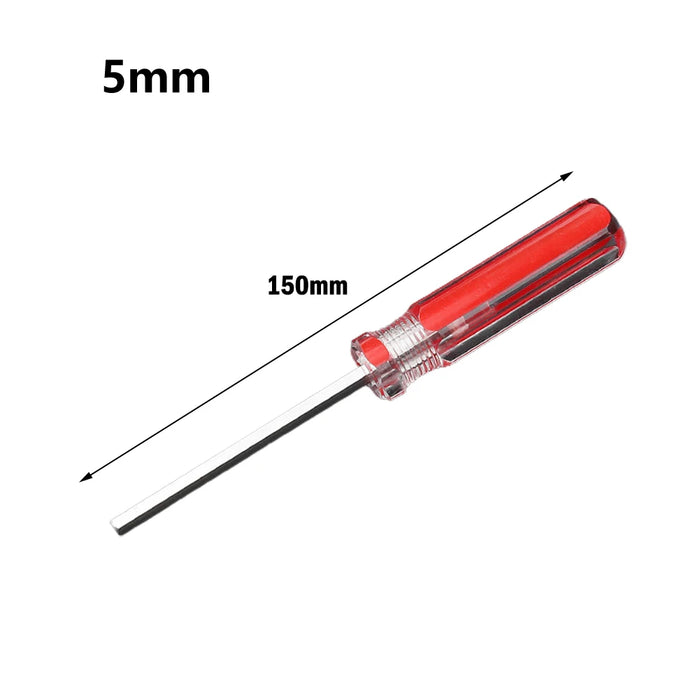 1.5mm-6mm Hex screwdriver set Hexagon driver Flat Head Hexagonal Screwdriver Allen Bolt Driver For FPV Racing Drone Reppair
