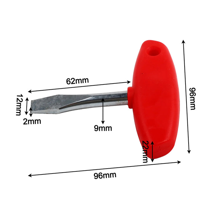 T Handle Flat Head Screwdriver High Torque Tool Portable Screw Drivers For Various Screws 1/4 3/8 For Camera Electronic Repairs