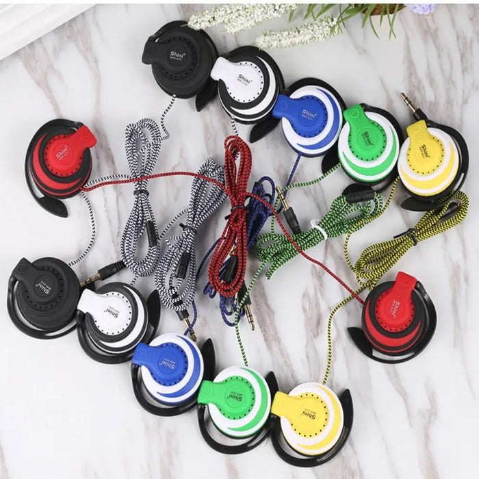 Mobile Phone Running Headset Noise Cancelling Ear Hook Sports Ear Hook Headsets Super Bass Earbuds Ear Hook Headphone Earphones