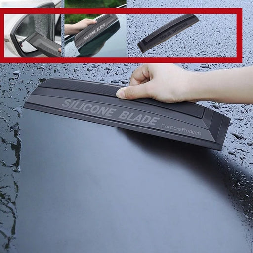 Soft Silicone Car Squeegee - Non - Scratch, No Noise, Ideal for Auto Wash, Wrap & Film Cleaning, Streak - Free Drying Blade