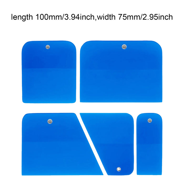 5Pcs Generic PPF Squeegees Accessories for Mirror Paint Protection Film Car Squeegee Window Tint Tool TPU Coating Scraper