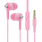 3.5mm Wired Earphone In-Ear Headset HIFI Heavy Bass Earbuds Monitor Sports Headset Stereo Music Gaming Headphone with Microphone