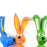 Squeak Toy with Long Ear for Dogs, Cute Animal Toy, Animal Squeak, Dog Toy, 1Pc