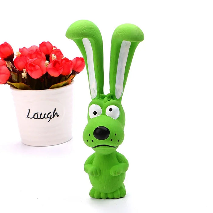Squeak Toy with Long Ear for Dogs, Cute Animal Toy, Animal Squeak, Dog Toy, 1Pc