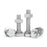 Flat Washer Hex Bolt Round Head Square Neck Hexagon Head Screw Flange Nut Spring Nut 304 Stainless Steel Screw Construction