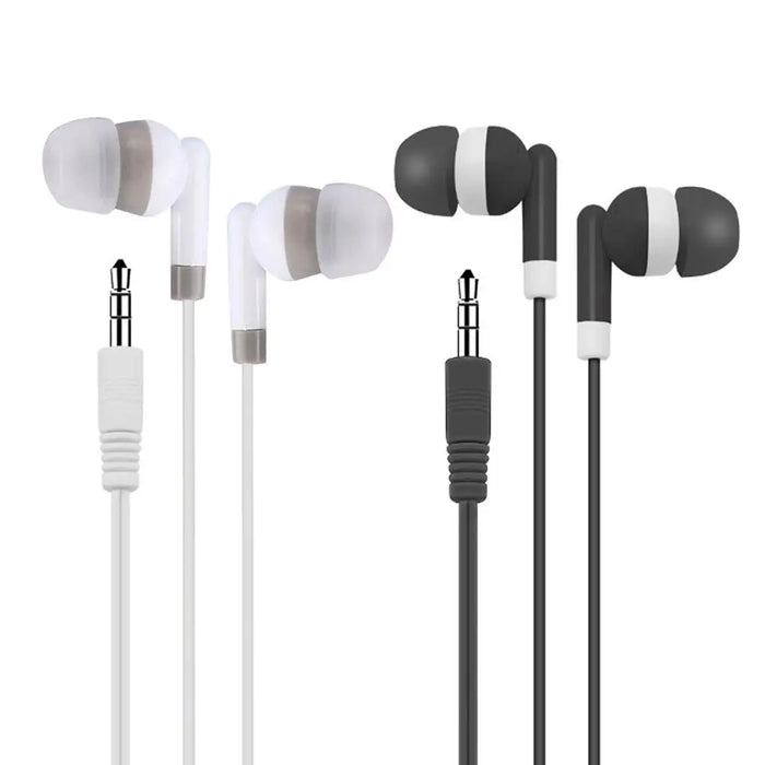 In-ear Headphones Wired Earphone 3.5mm Standard Noise Cancelling Headset Stereo Mobile Cheap Music Headphones Earbuds
