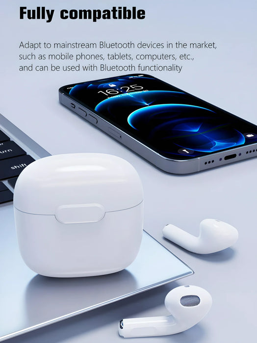 Wireless Earphones, In-Ear Design, Noise Reduction, Hi-Fi Stereo Sound Quality,
