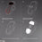 97QA Glass Mouse Feet Curved Rounded Edges Mouse Skates Glides For Game Mouse Pads