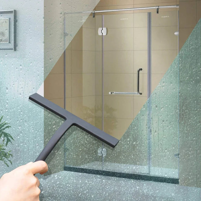 Silicone Squeegee Streak Free Cleaning Shower Squeegee For Glass Bathroom Shower Doors Mirrors Tiles Car Windows