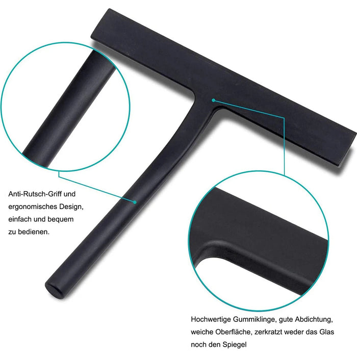 Shower Squeegee Glass Wiper Scraper  Glass Cleaner Window Wiper Scraper Cleaning for a Shower Stall Bathroom Accessories