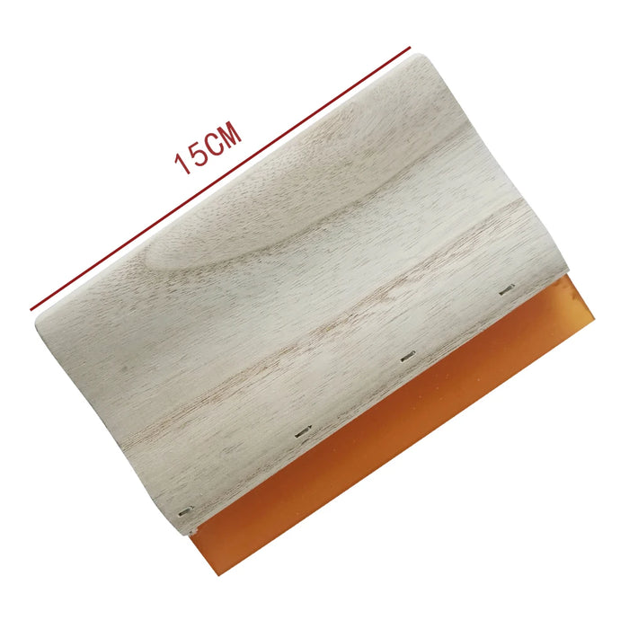 Screen Printing Squeegee Wooden Handle Squeegee Glue Screen Printing Glue Mouth Squeegee Wear Resistant Aluminum Emulsion Scoop