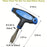 Compact T-handle Flathead Screwdriver with A 10mm Blade.