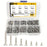 M2 black Flat Head Cross Carbon Steel Self-Tapping Screw 800Pcs, Suitable For Home Improvement, DIY Engineering, Electronic Prod