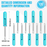 WCS-200PCS Mini Slotted Screwdriver, 2.0Mm Flat Head 45Mm Length For Small Appliances Repair
