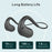 New Generation Air Conduction Professional Headset Open EAR Commercial Earphones ENC Magnetic Detachable Boom Microphone Stereo