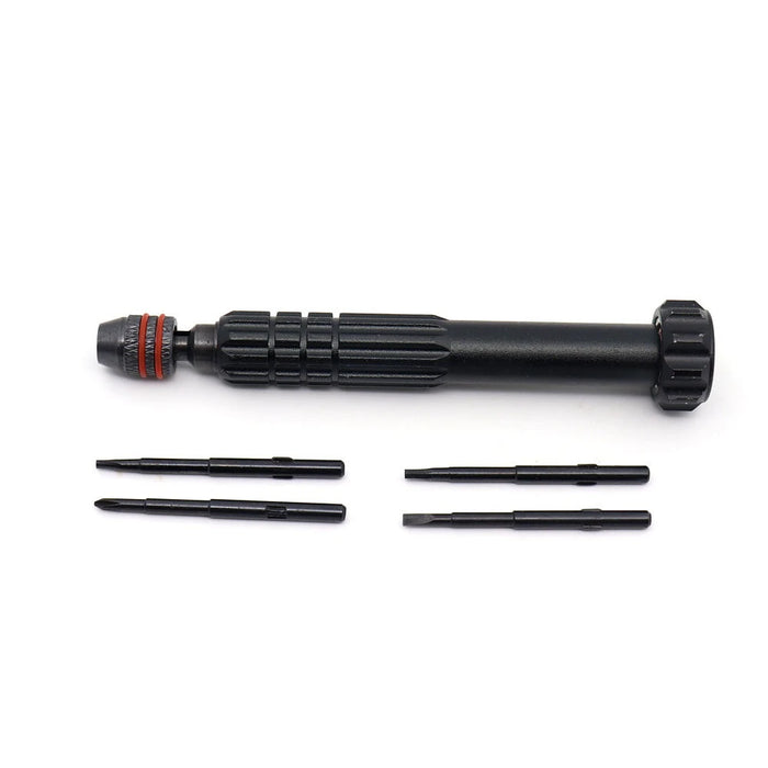 Flathead, Phillips & Pentagonal Bit Non-Slip Screwdriver - Multi-Functional Screwdriver for Disassembly