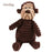 Squeaky Chew Bite - Resistant Animal Shape Plush Toy for Small Dogs, Pet Puppy Corduroy Dog Toys, Pets Accessories Supplies