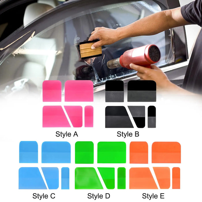 5Pcs Generic PPF Squeegees Accessories for Mirror Paint Protection Film Car Squeegee Window Tint Tool TPU Coating Scraper