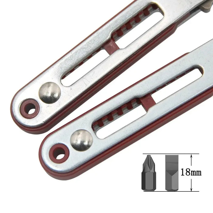 New Multifunctional Bidirectional Forward and Reverse Ratchet Screwdriver Elbow Flat Head Wrench Cross Screwdriver Slotted Tool
