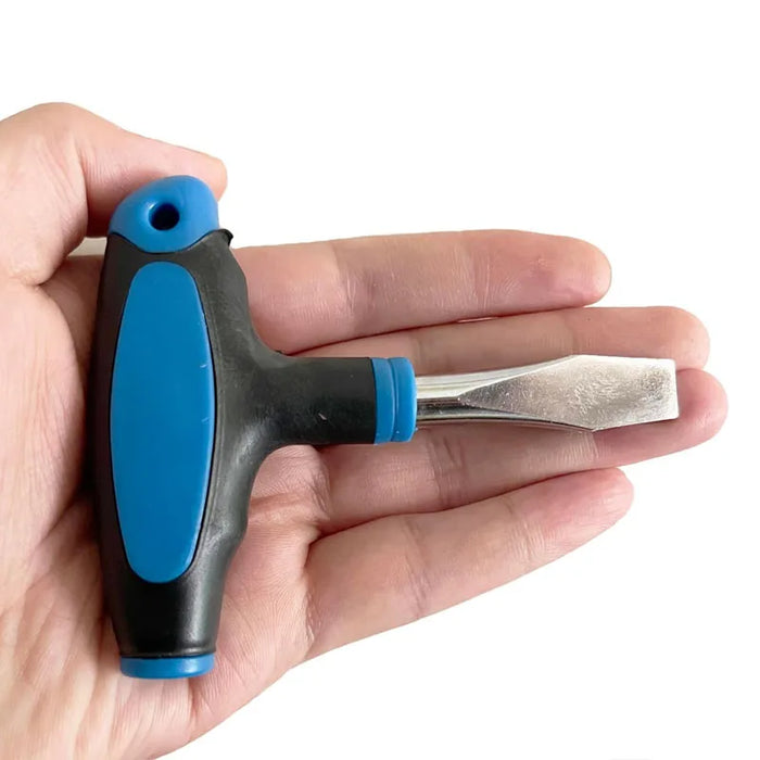 1PCS T Handle Flat Head Screwdriver for T Handle Slotted Screwdriver for Slotted Screw Used on Quick Release Plate Hand Tools