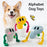 Squeak Plush Dog Toys For Small & Medium Breeds, Chew Resistant Rope To Keep Them Busy For Puppy Teething Chewing