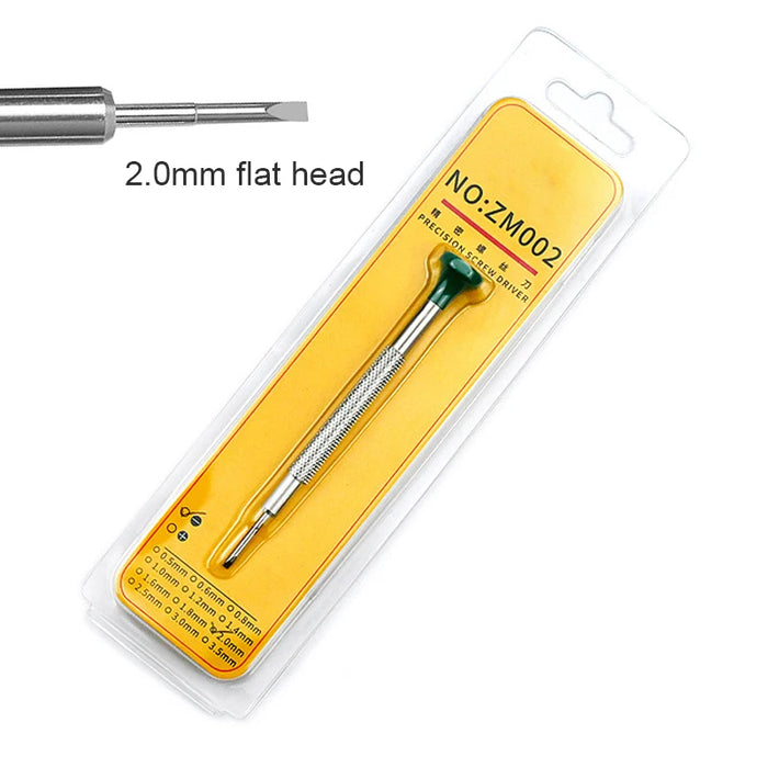 Precision Screwdriver Watch Repair Tool Kits Alloy Stainless Steel Flat Cross Small Screwdrivers Awl for Mobilephone Watchmaker