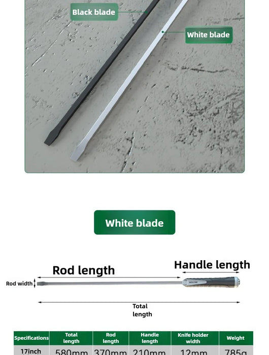 17 Inches Screwdriver Flat-head Crowbar Multi-functional Electric Screwdriver 33 Inches Durable and Sturdy Hand Tools