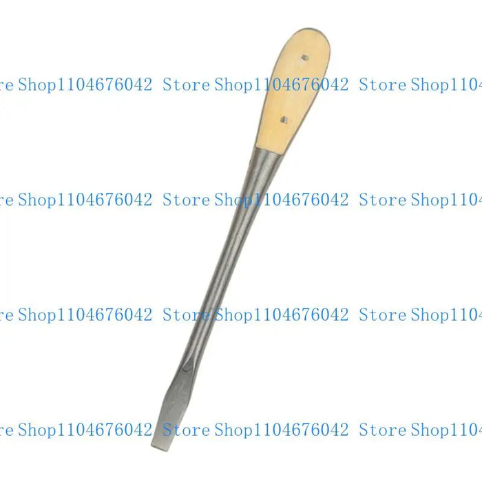Heavy Duty Slotted Screwdriver With Wooden Handle Knockable Flat Head 6/8/10/12 Inch Home Machine Hand Repair Tools