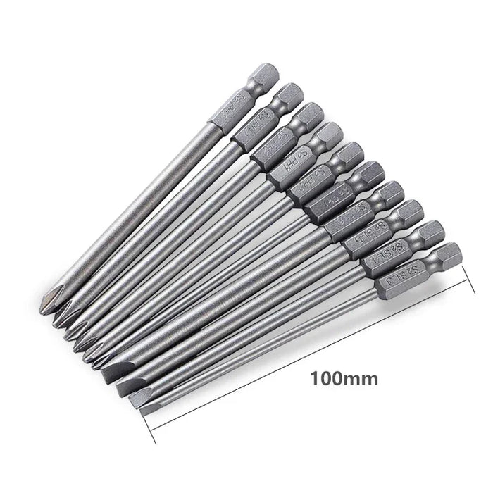 Screwdriver Set Strong Magnetic Batch Head Steel Slotted Phillips Screw Driver Bits Car Repair Utility Electric Tool Accessories
