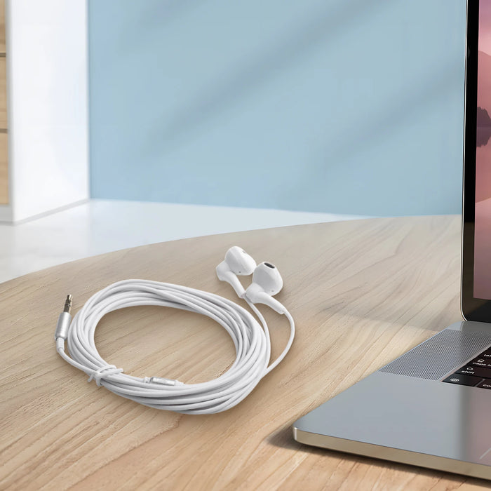 3 Meters Earphones In Ear Wired Earphone Monitor Headphone 3.5mm Music Headset For Mobile Phone PC MP3