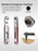 Magnetic Multifunction Bidirectional Forward & Reverse Ratchet Screwdriver Elbow Flat Head Wrench Cross Screwdriver Slotted Tool