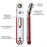 Multi-function Two-way Ratchet Flat Head Elbow Flat Screwdriver Ratchet Wrench Cross-shaped Hexagonal Screwdriver Drill Bits Too