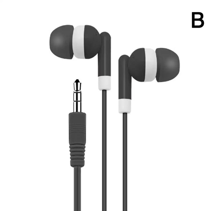 In-ear Headphones Wired Earphone 3.5mm Standard Noise Cancelling Headset Stereo Mobile Cheap Music Headphones Earbuds