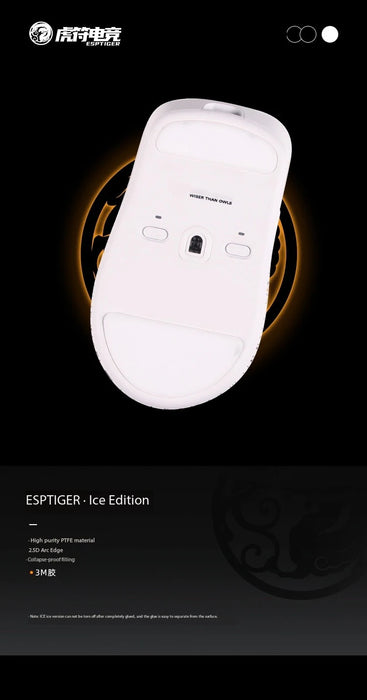 Esports Tiger ICE V2 Mouse Skates Mouse Feet For Waizowl OGM Pro V2 Glides Curve Edge