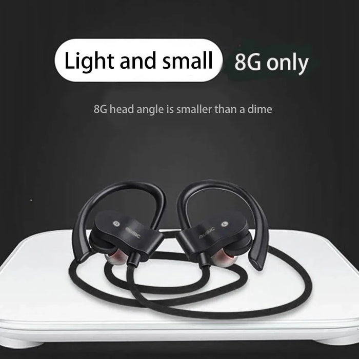 Wireless Headphone Earloop Ear Hook Earbuds Wireless Bluetooth-compatible Headset Handsfree Neckband With Mic Bluetooth Earphone