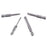 4pcs Flat Head Screwdriver Bits 50mm Long Magnetic Tip Slotted Screwdriver Bits 3-6mmS2 Steel 1/4 Inch Shank Flat Head Bits