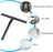 Matte Black Silicone Squeegee Streak Free Cleaning Shower Squeegee for Glass Bathroom Shower Doors Mirrors Tiles Car Windows