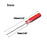 1.5-6mm Hexagon Screwdriver Set Flat Head Hex Magnetic Repair Home Repairing Tool Steel Screw Driver Locked Screws Silver Red