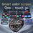 NEW HD Touch Screen Clip-on Earphones HIFI Sounds Wireless Bluetooth Headphones Noise Reduction Headset Sports Earbuds In HD Mic