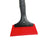 Red Silicone Squeegee Auto Water Blade Water Wiper Shower Squeegee Long Handle for Car Windshield Window B90