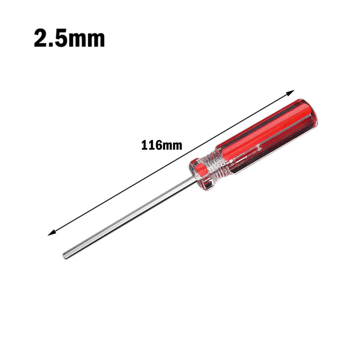 1.5mm-6mm Hex screwdriver set Hexagon driver Flat Head Hexagonal Screwdriver Allen Bolt Driver For FPV Racing Drone Reppair