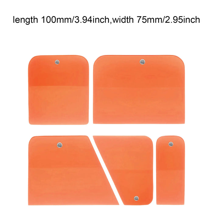 5Pcs Generic PPF Squeegees Accessories for Mirror Paint Protection Film Car Squeegee Window Tint Tool TPU Coating Scraper