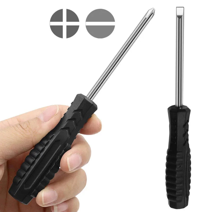 5.0mm Slotted Magnetic Screwdriver Flat/Cross Head Screwdriver Manual Household Repair Tool  Slotted Screwdrivers