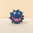 Latex Squeaky Emoji Face Spiky Ball - Pet Toy for Small Dogs, Teething & Teeth Cleaning, Fun Interactive Doggie Plaything
