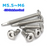Flat Head Hexagonal Drill Tail Self-tapping Screw M5.5 M6  410 Stainless Steel Allen Inverted Screw Drilling Tail Bolt