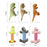 Animal Shape Squeak Plush Dog Toy Funny Interactive Chew Molar Toy for Small to Large Dogs And Cats Puppy Interactive Training