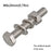 Flat Washer Hex Bolt Spring Nut Round Head 304 Stainless Steel Screw Square Neck Flange Nut Hexagon Head Screw