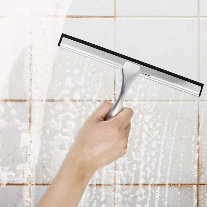 Shower Squeegee with Telescopic Handle Multifunctional Efficient Shower Squeegee with Hooks Window Glass Door Home Cleaner Tools