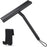 Matte Black Silicone Squeegee Streak Free Cleaning Shower Squeegee for Glass Bathroom Shower Doors Mirrors Tiles Car Windows