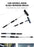 SEAMETAL 1pc Squeegee Car Window Cleaner 2 in 1 Retractable Pole Cleaning Window Brush Glass Squeegee for Car Cleaning Tools